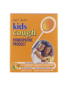 Key Sun Kids Cough Orange Flavoured 10 Lozenges