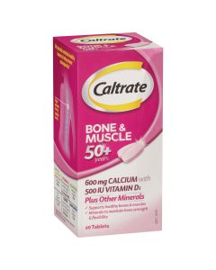 Caltrate Bone & Muscle 50+ Years 60 Tablets