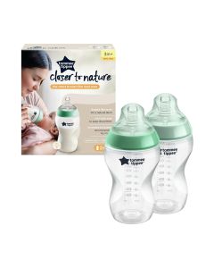 Tommee Tippee Closer To Nature Bottle 340ml 2 Pack