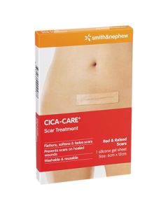 Cica-Care Scar Treatment Gel Sheet 12cm x 6cm 1 Pack