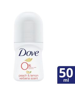 Dove Antiperspirant Deodorant Roll-On Zero Aluminium Peach 50ml