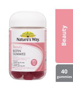 Nature's Way Beauty Biotin 40 Gummies