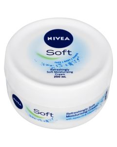 Nivea Soft Moisturising Cream with Vitamin E & Jojoba Oil 200mL