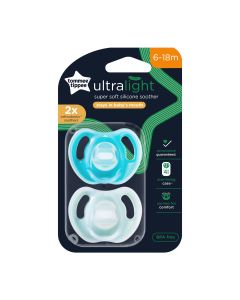 Tommee Tippee Ultra Light Soother 6-18m 2 Pack