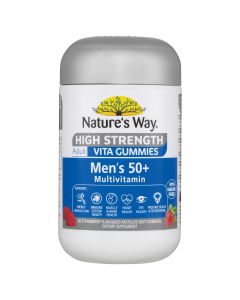 Nature's Way Adult Vita Gummies High Stength 50+ Mens Multi 60 Gummies