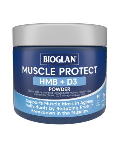 Bioglan Muscle Protect HMB + D3 Powder 150g