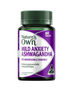 Nature's Own Mild Anxiety Ashwagandha 60 Tablets