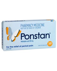 Ponstan 250mg 20 Capsules