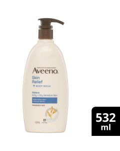 Aveeno Skin Relief Body Wash Fragrance Free 532ml