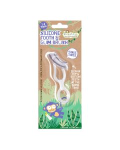 Jack N' Jill Silicone Tooth & Gum Brush 1 Pack Stage 3