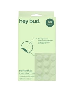 Hey Bud Hydrocolloid + Hemp Pimple Patches 48 Pack