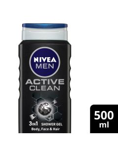 Nivea Men Shower Gel Active Clean 500ml