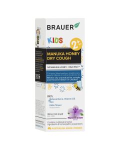 Brauer Kids Manuka Honey Dry Cough 100ml