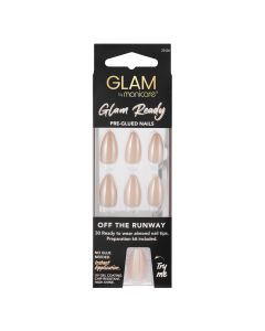 Manicare Glam Ready Pre Glued Nails Off the Runway 30pcs