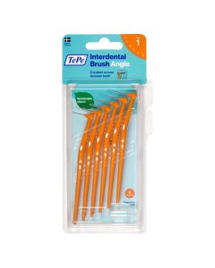 TePe Angle Interdental Brush Size 1 Orange 0.45mm 6 Pack