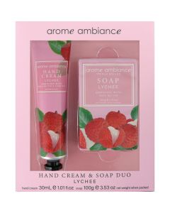 Arome Ambiance Nature Hand Cream & Soap Lychee Duo