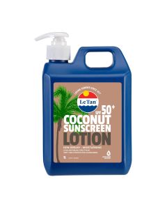 Le Tan Coconut SPF 50+ Lotion 1L