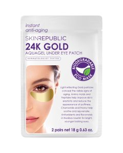 Skin Republic 24K Gold Aquagel Under Eye Patch 2 Pairs