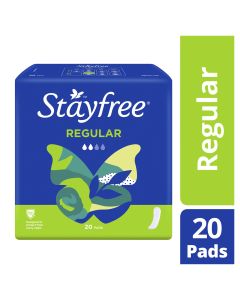 Stayfree Regular Pads No Wings 20 Pack