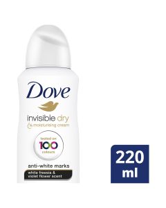 Dove Antiperspirant Aerosol Invisible Dry Deodorant 220mL