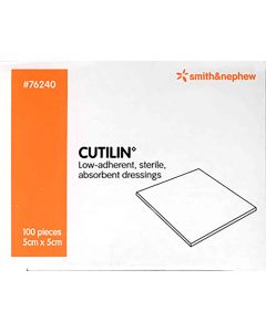 Cutilin Low-adherent absorbent dressing Sterile 5cm x 5cm Single