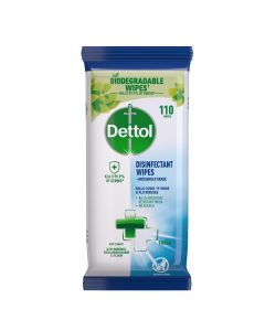 Dettol Multipurpose Disinfectant Wipes Fresh Household Grade, 110 Pack