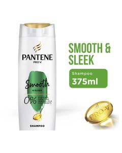 Pantene Pro-V Smooth & Sleek Shampoo: Smoothing Shampoo for Frizzy Hair 375 ml