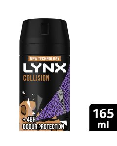 Lynx Deodorant Body Spray Collision Leather & Cookies 165 ml