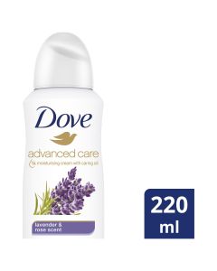 Dove Advanced Care Antiperspirant Aerosol Deodorant Nourishing Secrets Lavender & Rose 220mL