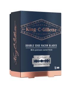 King C. Gillette Double Edge Safety Razor Blades 10 Pack