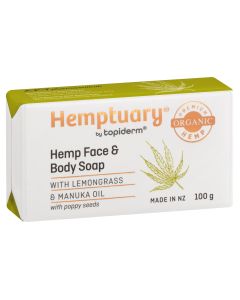 Hemptuary® by Topiderm® Hemp Face and Body Soap 100g