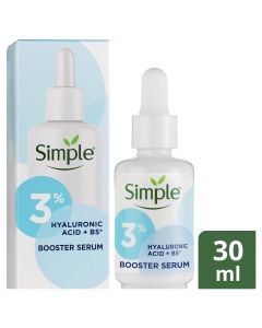 Simple Booster Serum 3% Hyaluronic Acid & B5 for hydrated, softer skin 30mL