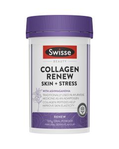 Swisse Beauty Collagen Renew Skin + Stress 120g Powder