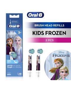 Oral B Kids Frozen 3+ Years Electric Toothbrush Replacement Brush Head Refills 2 Count