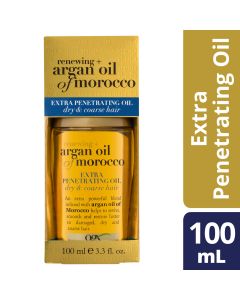 Ogx Renewing + Hydrating & Shine Argan Oil Of Morocco Extra Penetrating Oil For Damaged & Heat Styled Hair 100mL