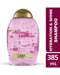 Ogx Heavenly Hydration + Shine Cherry Blossom Shampoo For Thin And Fine Hair 385mL