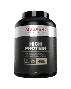 Musashi High Protein Powder Vanilla Milkshake 2kg