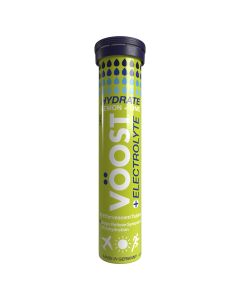 Voost Hydrate Lemon Lime Effervescent Vitamins Supplement Relieve Symptoms of Dehydration 20 Tablets