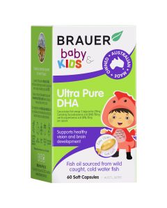 Brauer Baby & Kids Ultra Pure DHA 60 capsules