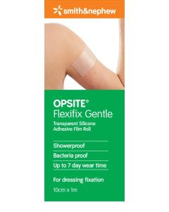 Opsite Flexifix Gentle Transparent Silicone Adhesive Film Roll 10cm x 1m