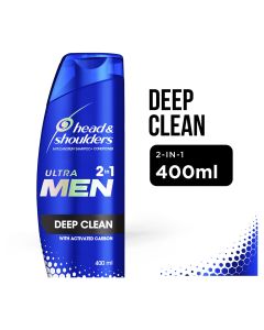 Head & Shoulders Ultramen 2in1 Shampoo Anti Dandruff Deep Clean 400 ml