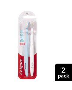 Colgate Gentle Clean Manual Toothbrush, 2 Pack, Soft Bristles