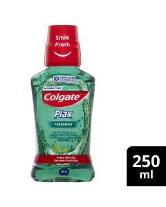 Colgate Plax Alcohol Free Mouthwash Freshmint 250mL