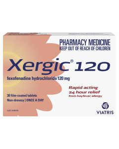 Xergic 120Mg Tablets 30