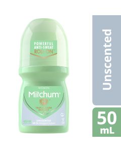 Mitchum Women's Roll On Unscented 50mL