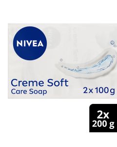 Nivea Creme Soft Care Soap Twin Pack 2x100g