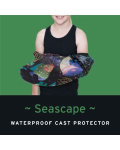 Crazy Casts Waterproof Cast and Bandage Protector Seascape