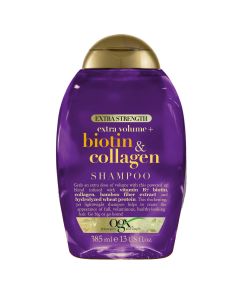 Ogx Extra Strength Extra Volume + Biotin & Collagen Shampoo For Fine Hair 385mL