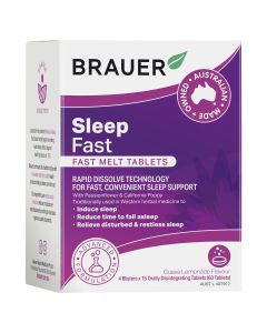 Brauer Sleep Fast Melt Tablets 60