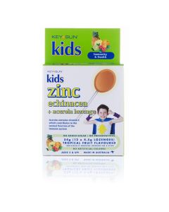 Key Sun Kids Zinc, Echinacea + Acerola 12 Lozenges